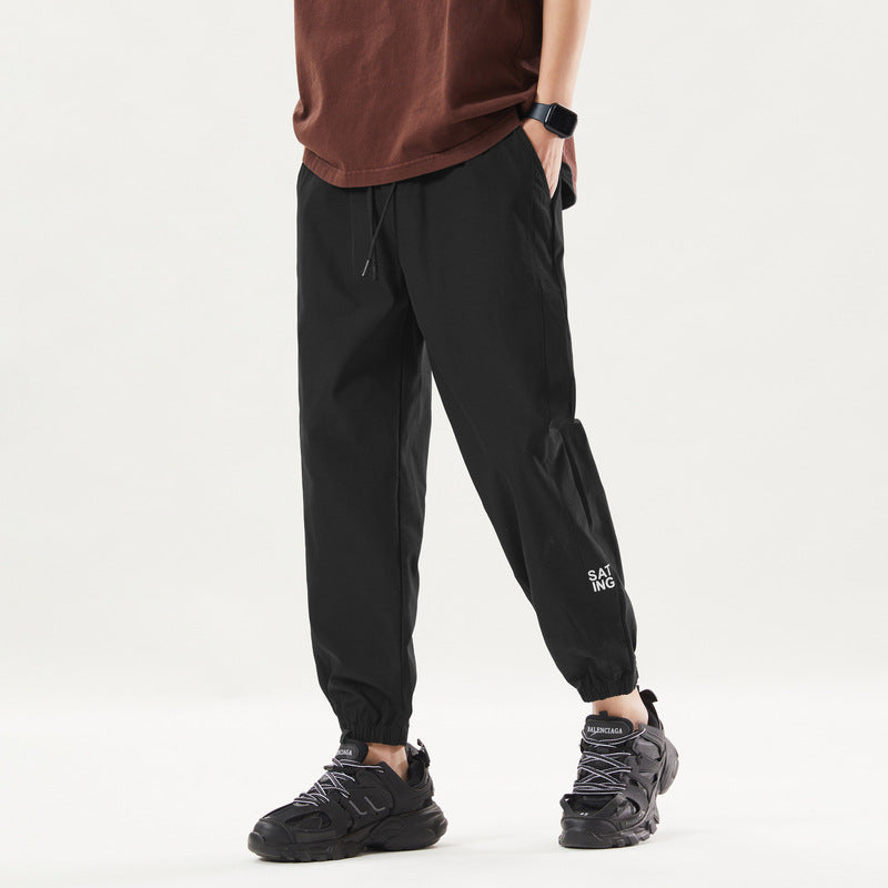 Herren Sportliche Jogginghose mit elastischem Bund und Reißverschlusstaschen Shop Nory