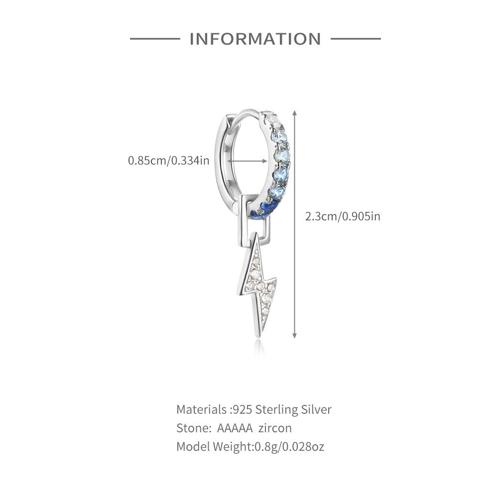 1 Stück 925 Sterling Silber Zirkon 925 Sterling Silber Ohrringe Schildkröte Teufelsauge Fisch Tropfenohrringe | Shop Nory