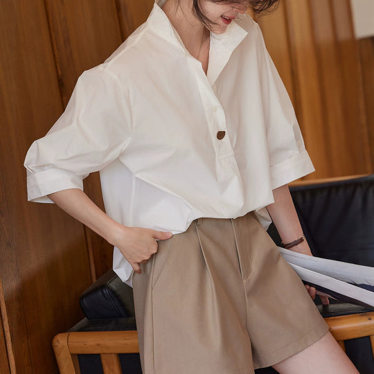 Damen Elegante und luftige Bluse mit modernem Schnitt Shop Nory