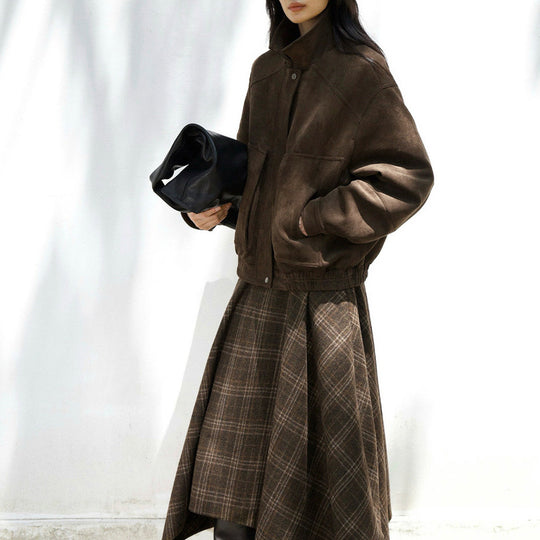 Damen Modische Oversized-Jacke Shop Nory
