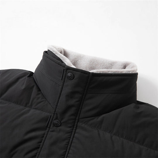 Herren Kurze Steppjacke mit hohem Kunstfellkragen, wasserabweisender Außenhülle und Thermoisolierung Shop Nory