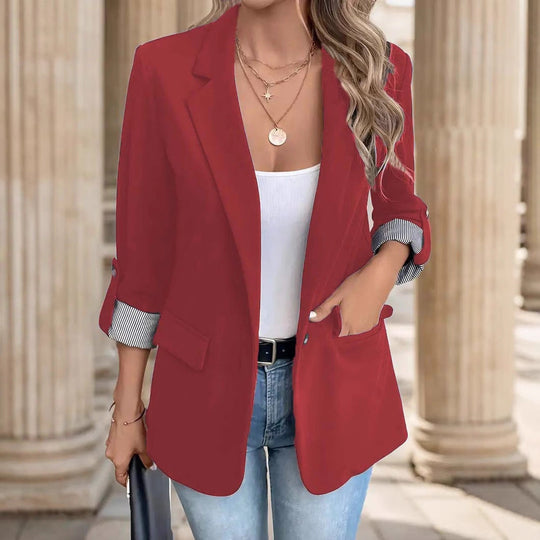 Damen Blazer mit Streifenmuster