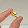 Damenring mit verspielten Katzenmotiven und feiner Verarbeitung Shop Nory