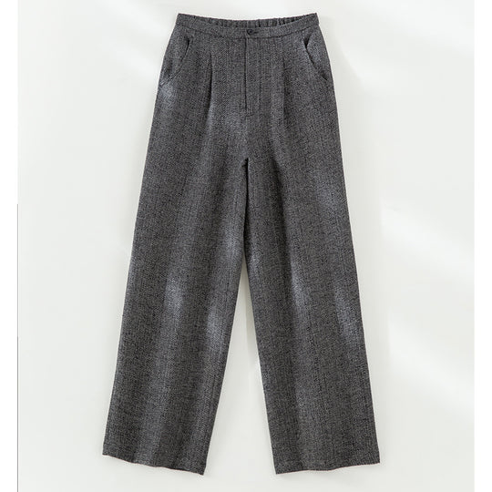 Damen Ärmellose taillierte Wollmix‑Weste mit Schalkragen‑Optik und Taillenriegel Shop Nory