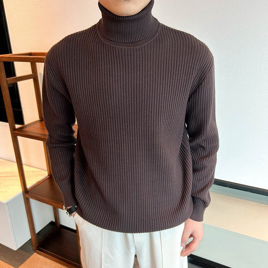 Herren Strickpullover mit hohem Kragen Shop Nory