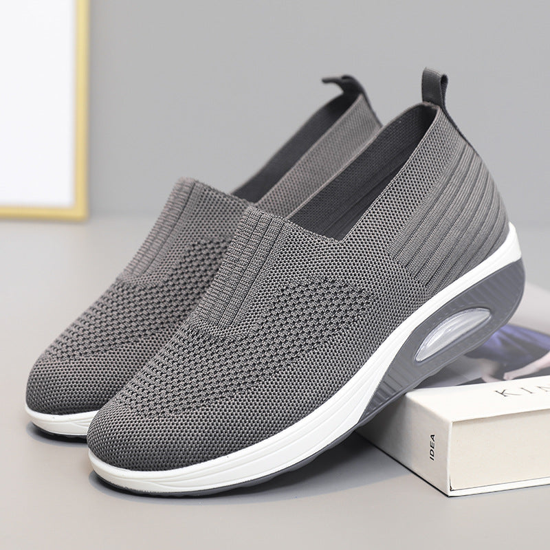 Damen Bequeme und luftige Slip-On Sneaker mit Dämpfungstechnologie