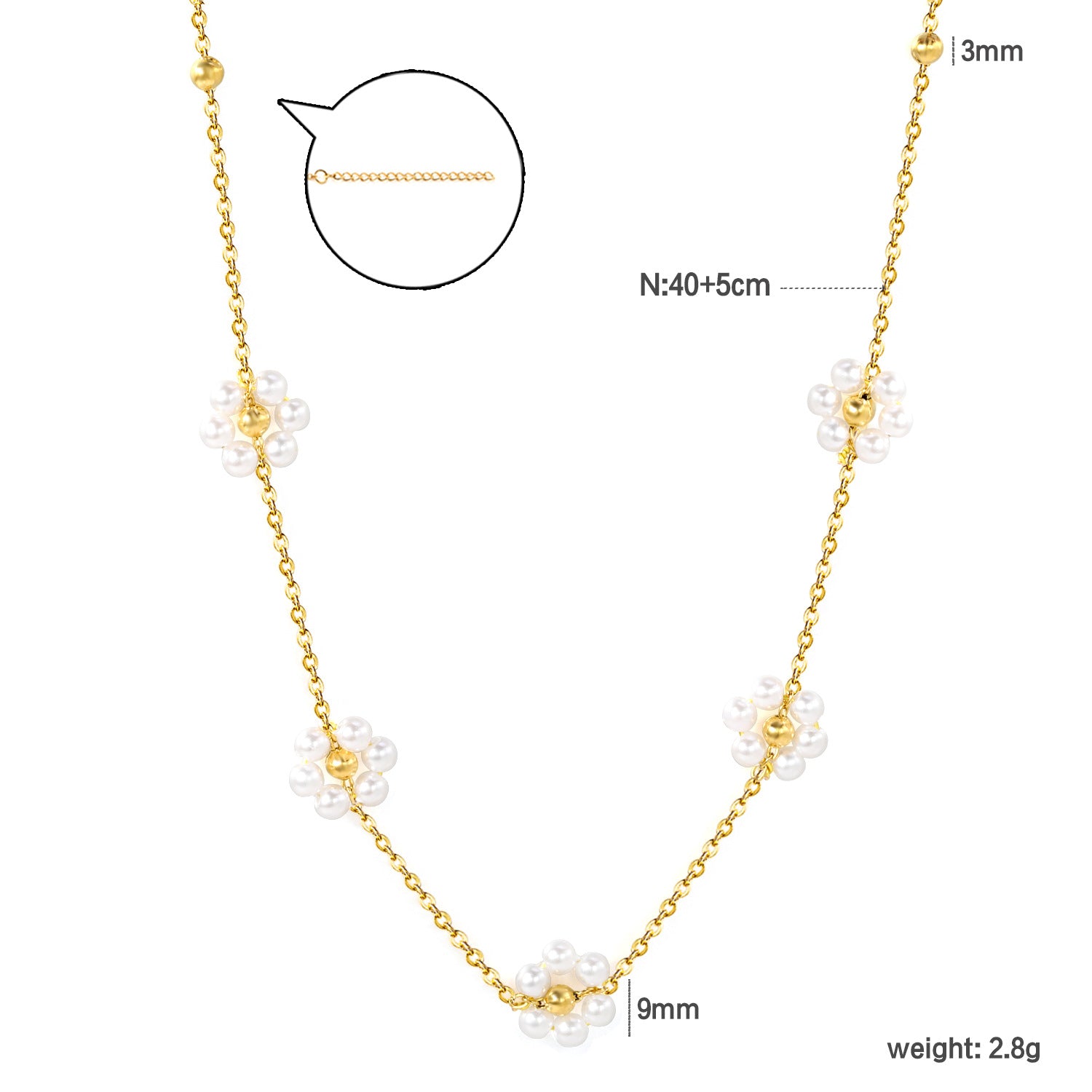 Damen Halskette mit floralem Design und hochwertigen Kristallakzenten Shop Nory