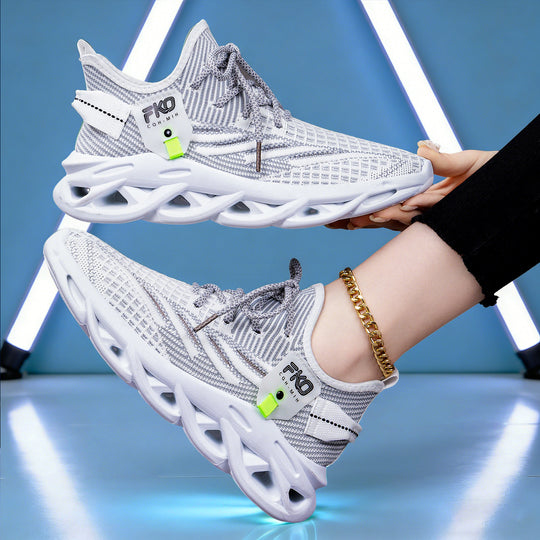 Herren nan leichter Strick-Sneaker mit nahtlosem Sockenschaft, atmungsaktivem Mesh-Obermaterial und innovativer hohlgeformter EVA-Dämpfung Shop Nory