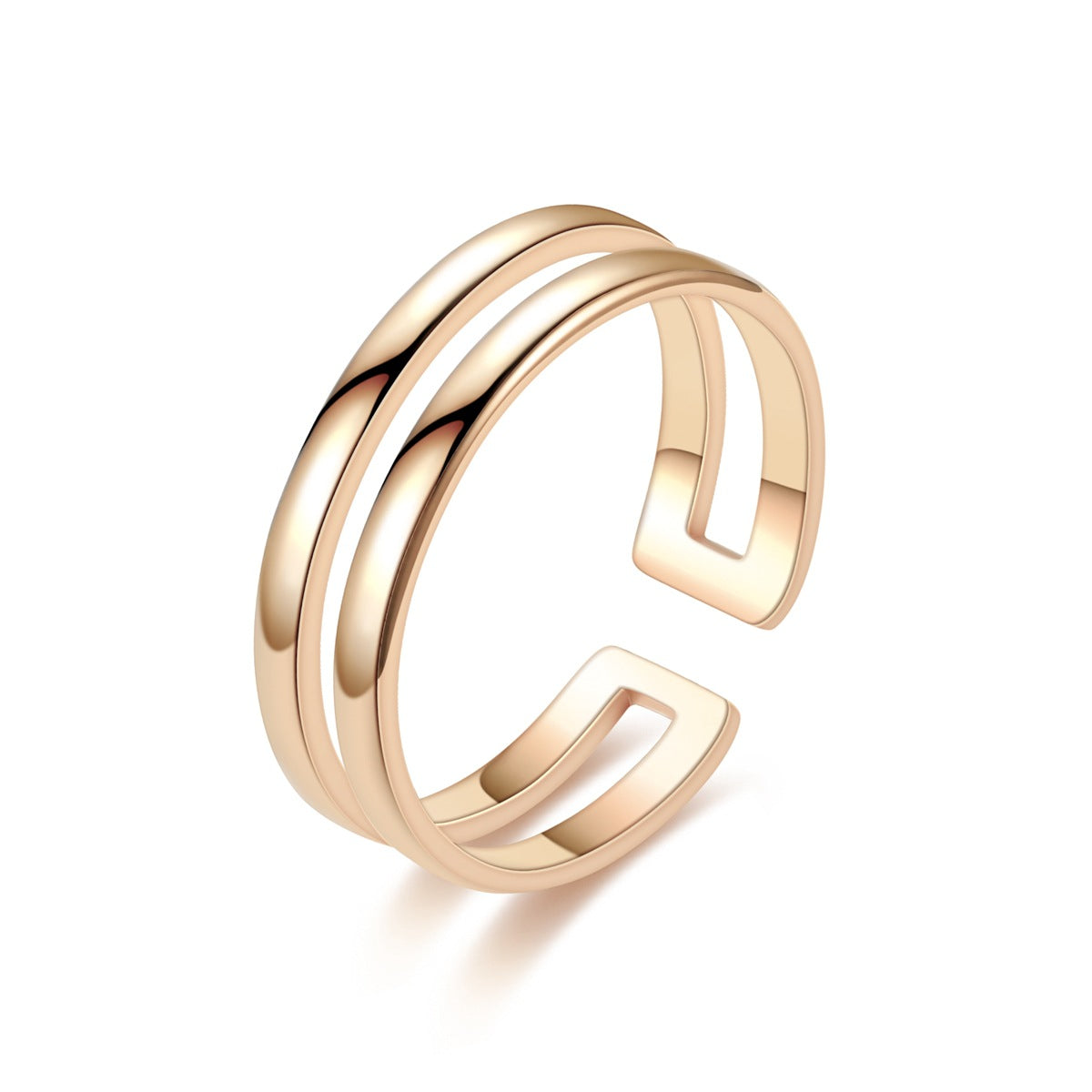 Damen offener Ring mit modernem, mehrschichtigem Design Shop Nory