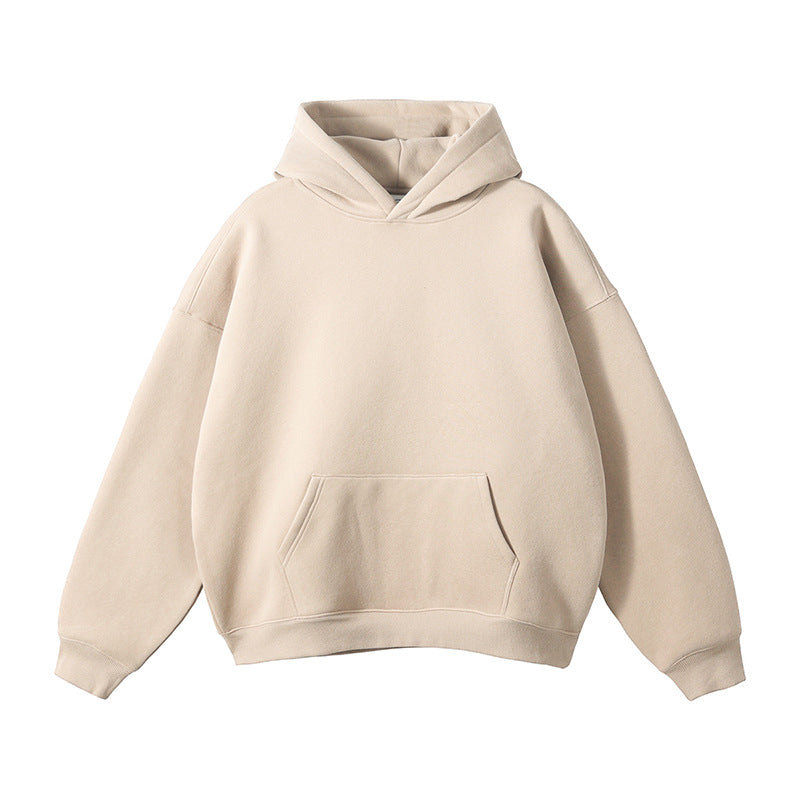 Unisex Schlichter Oversize-Kapuzenpullover mit Soft-Fleece-Innenseite und tiefer Raglannaht Shop Nory