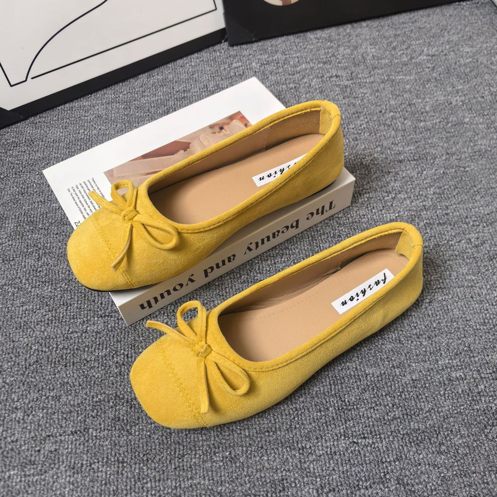 Damen Ballerinas mit elegantem Schleifen-Detail und softem Innenfutter