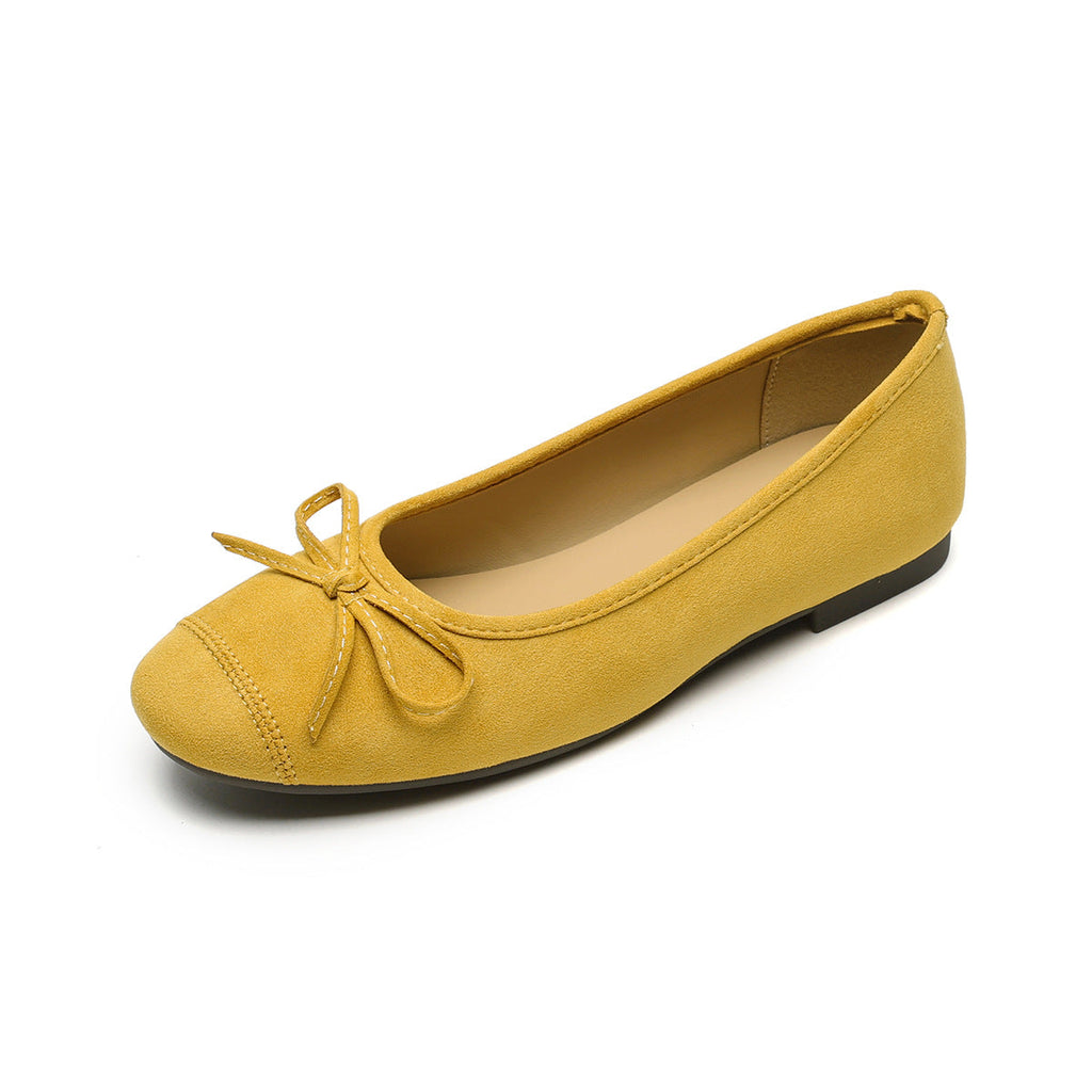 Damen Ballerinas mit eleganter Schleifenverzierung und weicher Innenausstattung