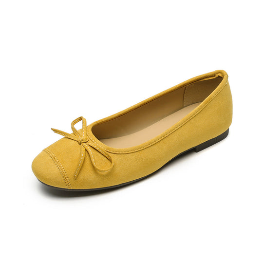 Damen Ballerinas mit eleganter Schleifenverzierung und weicher Innenausstattung