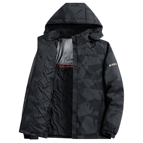 Herren urbane Funktionsjacke mit Kapuze Shop Nory