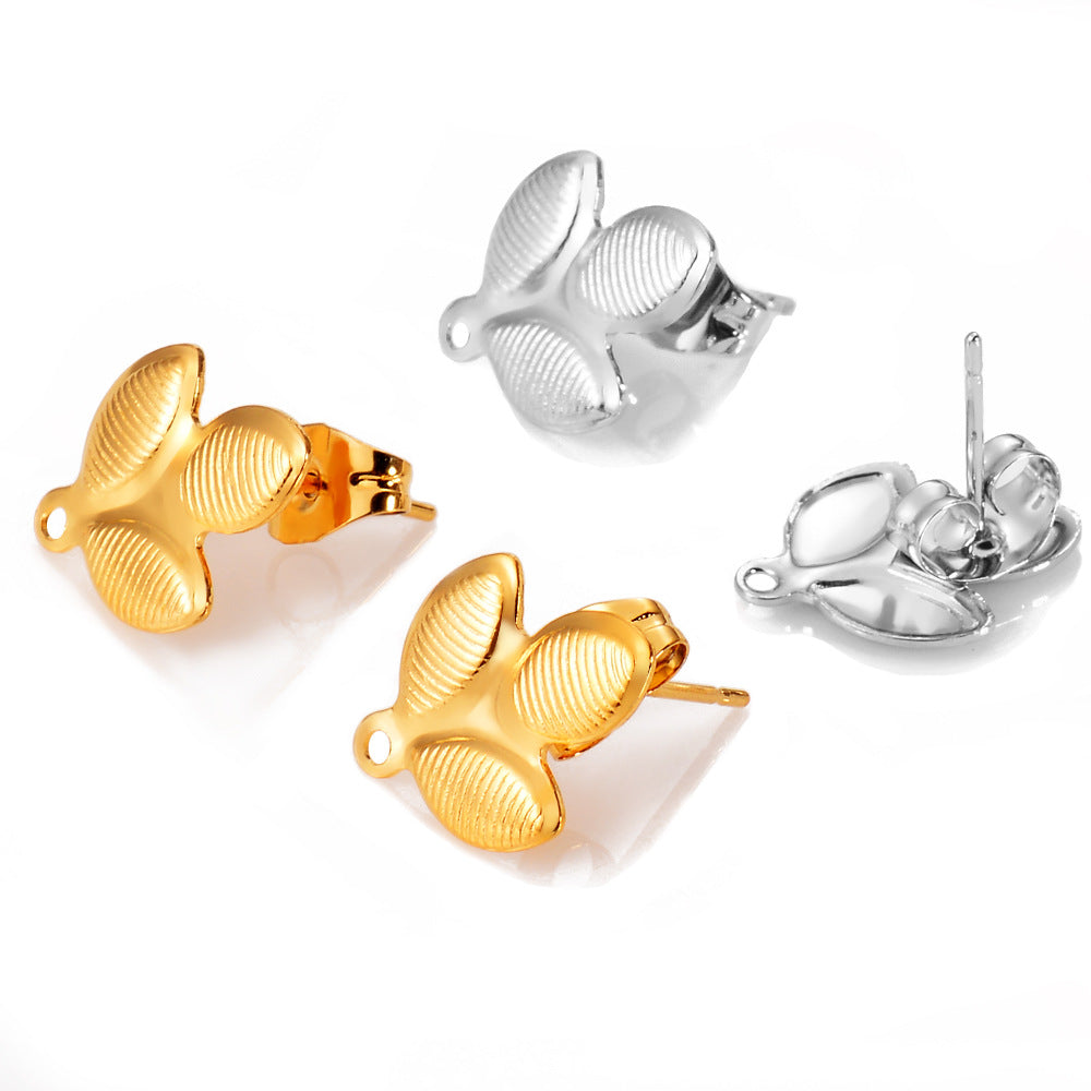Damen Ohrstecker mit dekorativem Schmetterlingsdesign Shop Nory