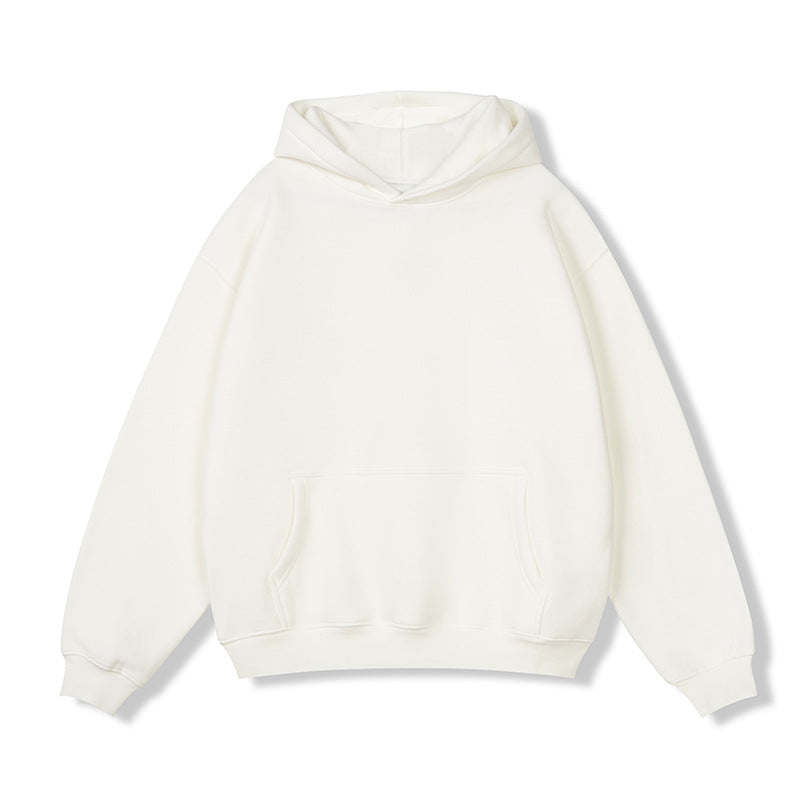 Unisex Oversize-Kapuzenpullover aus Baumwollmix mit Kängurutasche und gerippten Bündchen Shop Nory