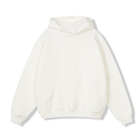 Unisex Oversize-Kapuzenpullover aus Baumwollmix mit Kängurutasche und gerippten Bündchen Shop Nory
