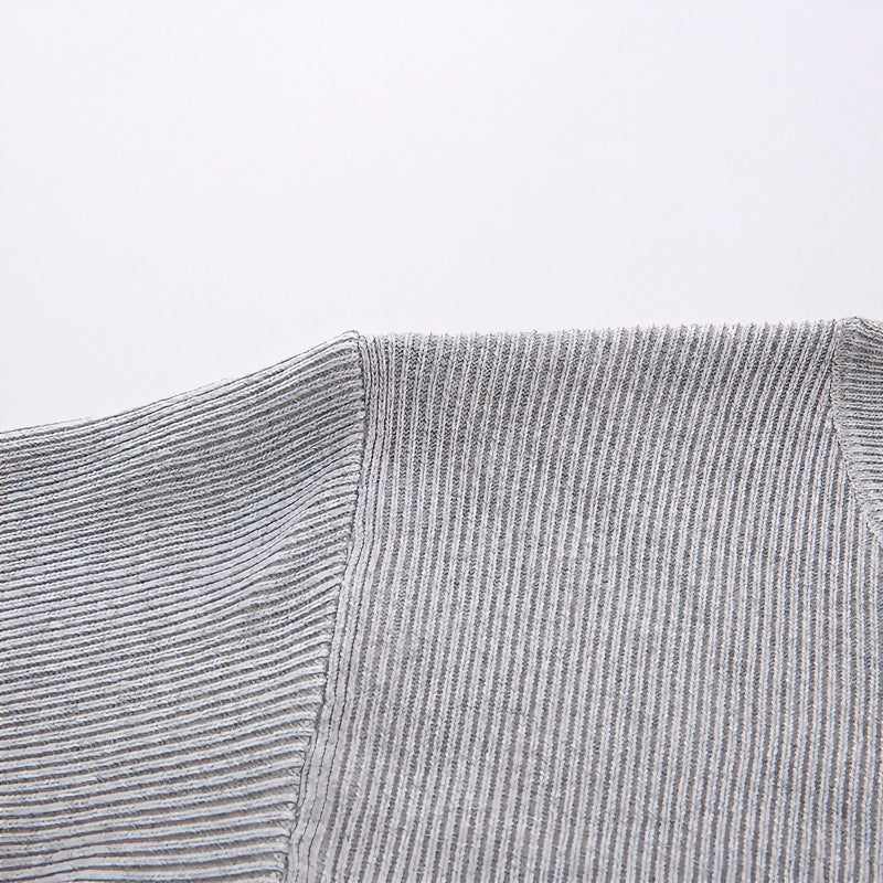 Unisex Oversized Rippen-Henley-Pullover mit verlängertem Rückensaum und 3-Knopf-Leiste Shop Nory