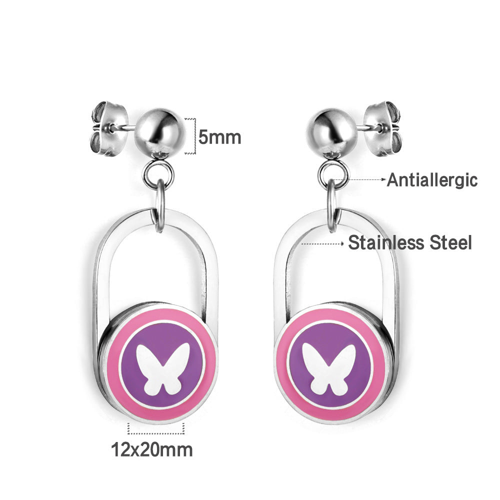 Damen Armkettchen mit bunten Anhängern aus hochwertigem Edelstahl Shop Nory