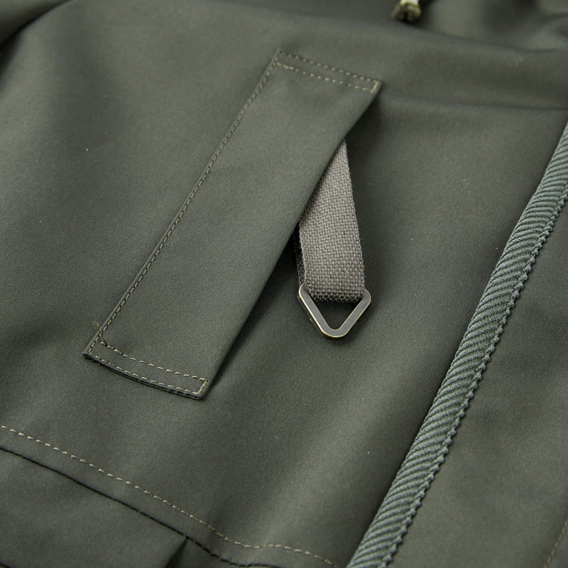 Herren wattierte Parka-Jacke mit Teddyfutter, Kapuze und multifunktionalen Taschen Shop Nory