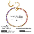 Damen Armband mit funkelnden Zirkonia-Steinen und hypoallergenem Edelstahl Shop Nory