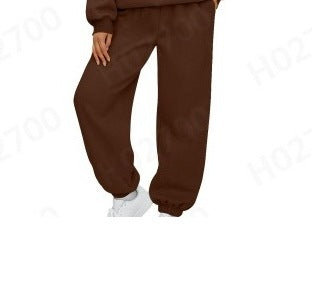 Damen nan gemütliches Lounge-Jogginganzug-Set mit Oversize-Hoodie und elastischer High-Waist Jogginghose Shop Nory