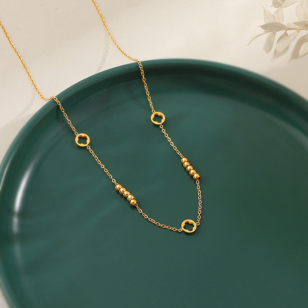Damen Fußkette mit eleganten geometrischen Elementen Shop Nory
