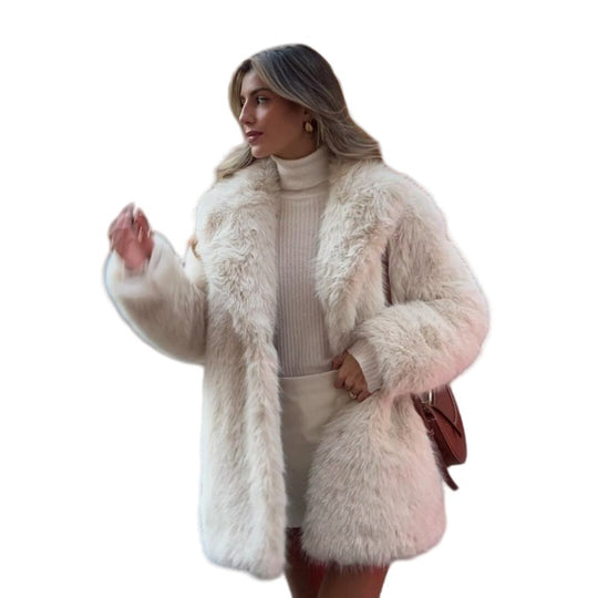 Damen Kurzjacke aus voluminösem Hochflor‑Kunstpelz mit Oversize‑Silhouette Shop Nory