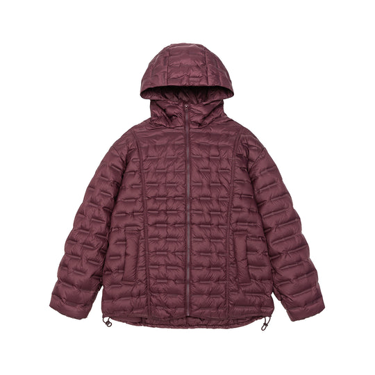 Herren Ultraleichte Stepp-Isolationsjacke mit Kapuze und verstellbarem Saum Shop Nory