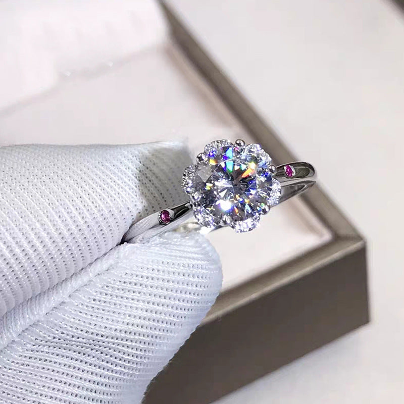 Damen Schmuckring mit floralem Design Shop Nory