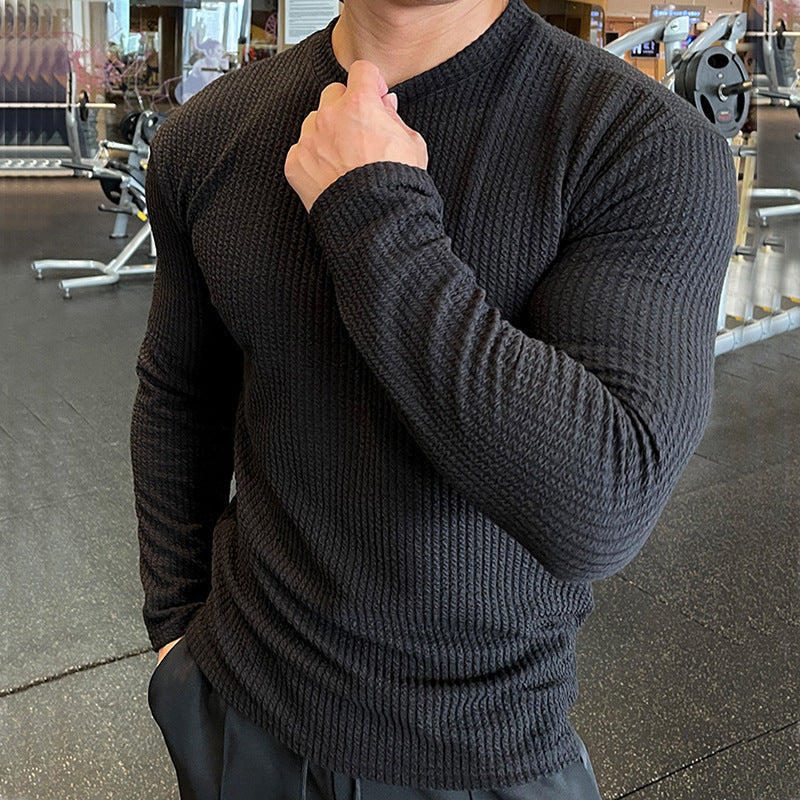 Herren Langarmshirt mit strukturiertem GewShopnorye