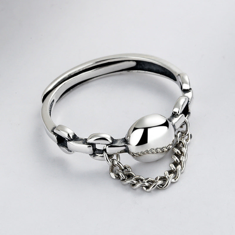 Damenring mit modernem Kettendesign Shop Nory