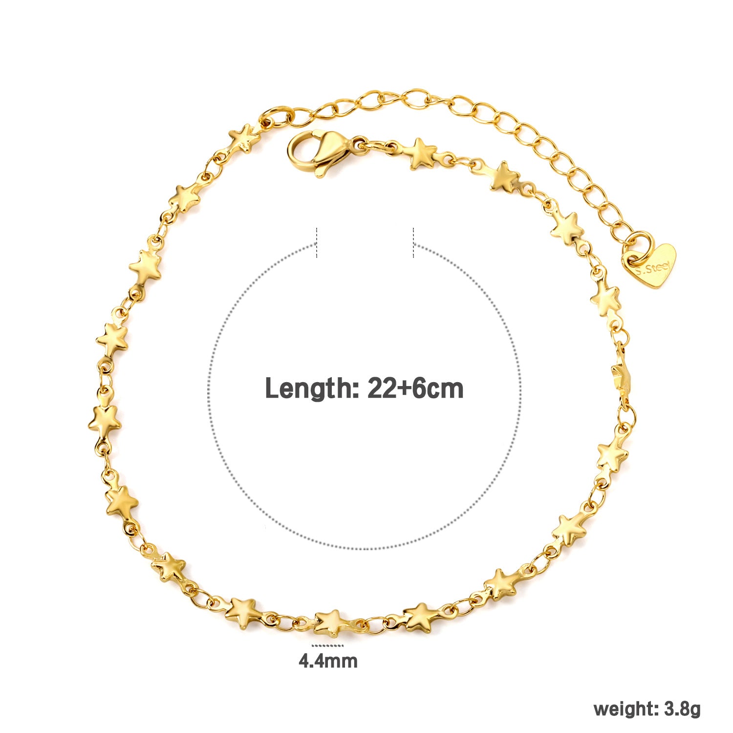 Damen Armband mit feinen Kugel- und Gliederdesign Shop Nory