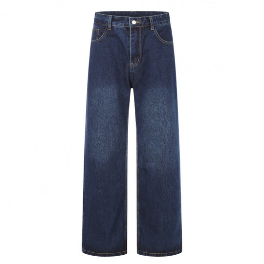 Damen High‑Waist Jeans mit weitem Bein, Fünf‑Taschen und lockerem Schnitt Shop Nory