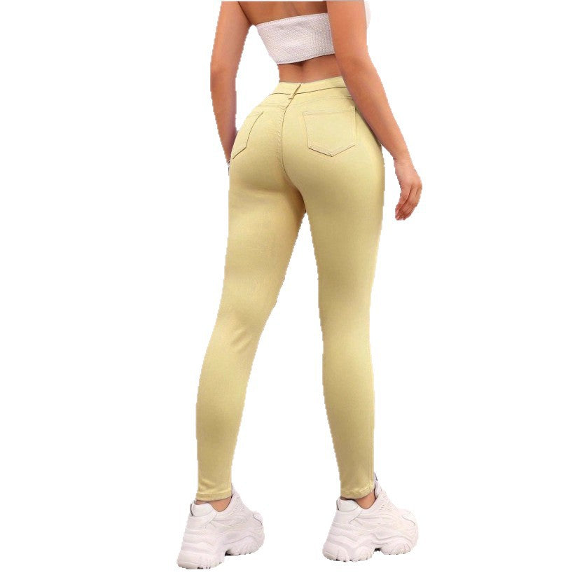 Damen Thermo-Skinny-Jeans mit Fleecefutter und hoher Taille Shop Nory