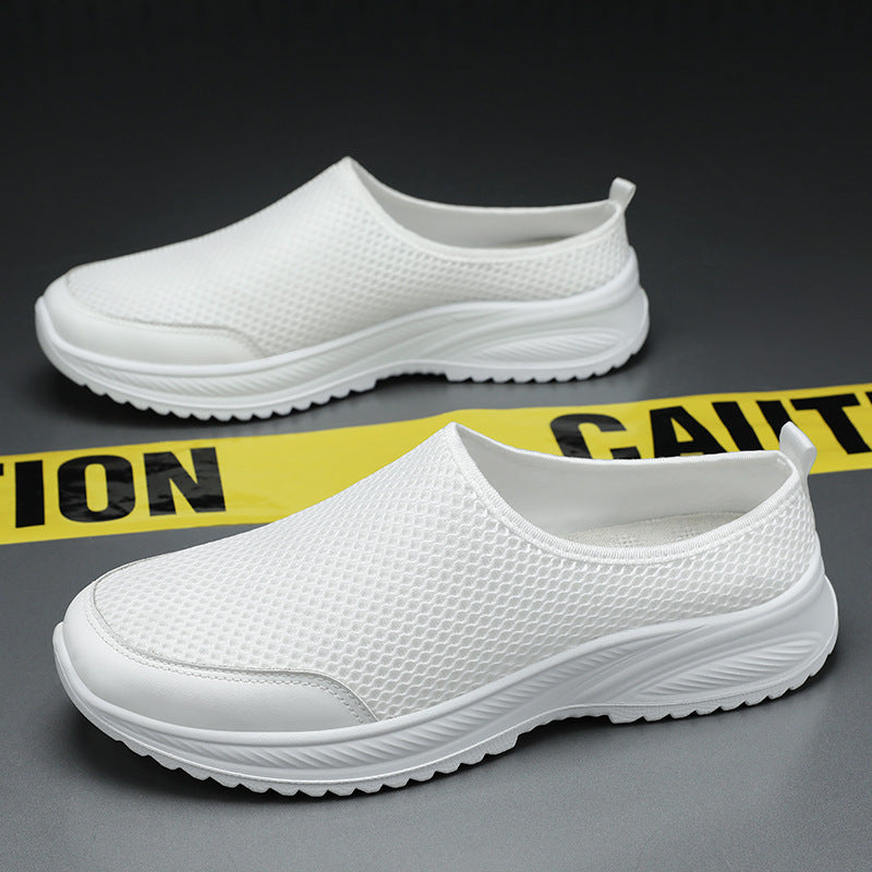 Damen Atmungsaktive Slip-On Sneakers mit rutschfester Sohle Shopnory