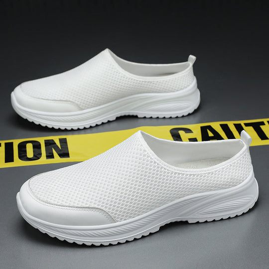 Damen Atmungsaktive Slip-On Sneakers mit rutschfester Sohle Shopnory