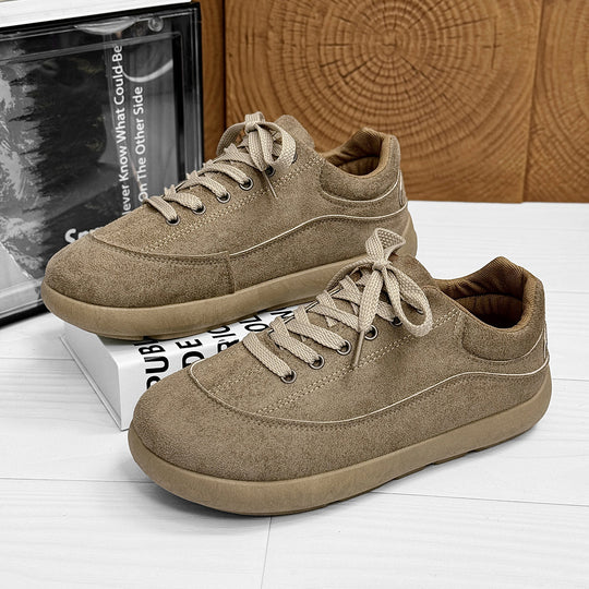 Herren Wildleder Low-Top Freizeit-Sneaker mit gepolstertem Kragen Shop Nory