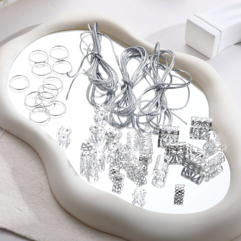 Damen Haarschmuck-Set mit einzigartigen Zopfbändern und dekorativen Elementen Shop Nory