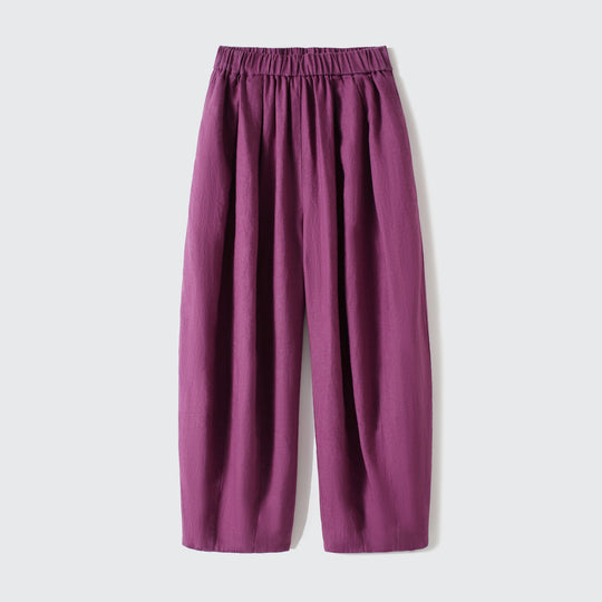 Damen Lässige, weit geschnittene Leinenhose Shop Nory