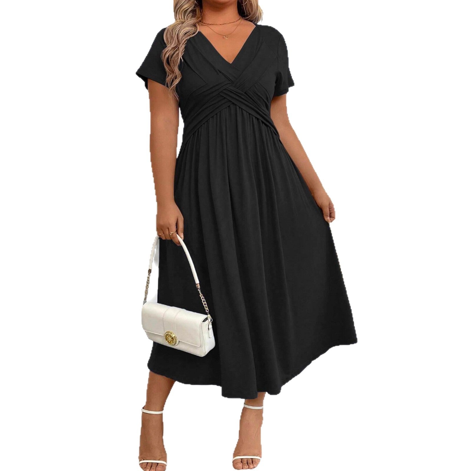 Damen lockeres Maxi-Kleid