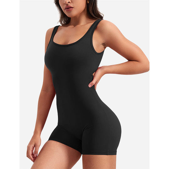 Damen Eleganter und figurbetonter Sport-Jumpsuit