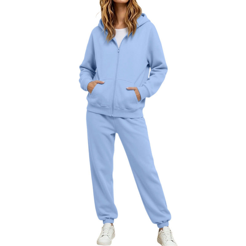 Damen Komfortabler Kapuzenpullover und Jogginghose Set Shop Nory