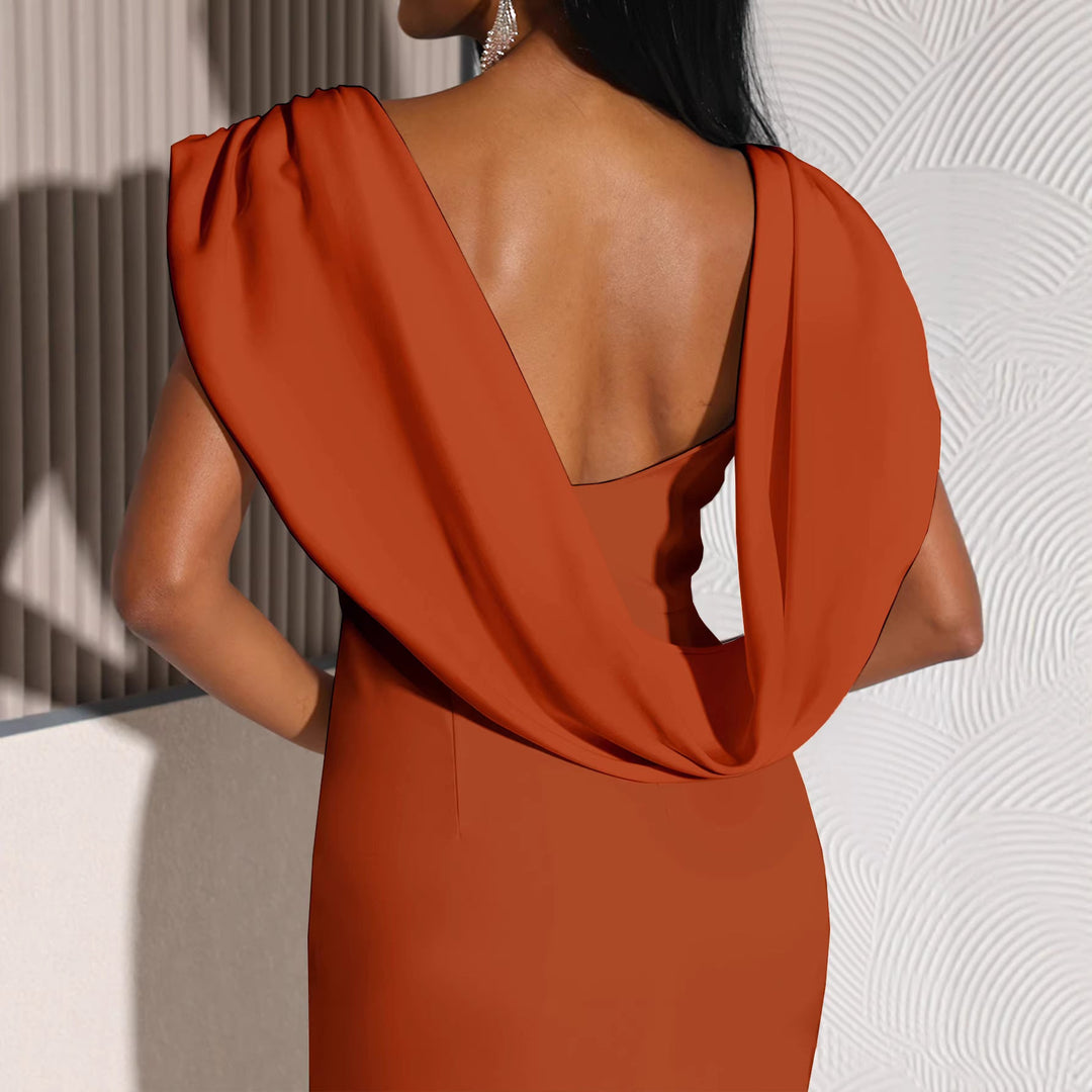Damen Etuikleid mit eleganter Drapierung