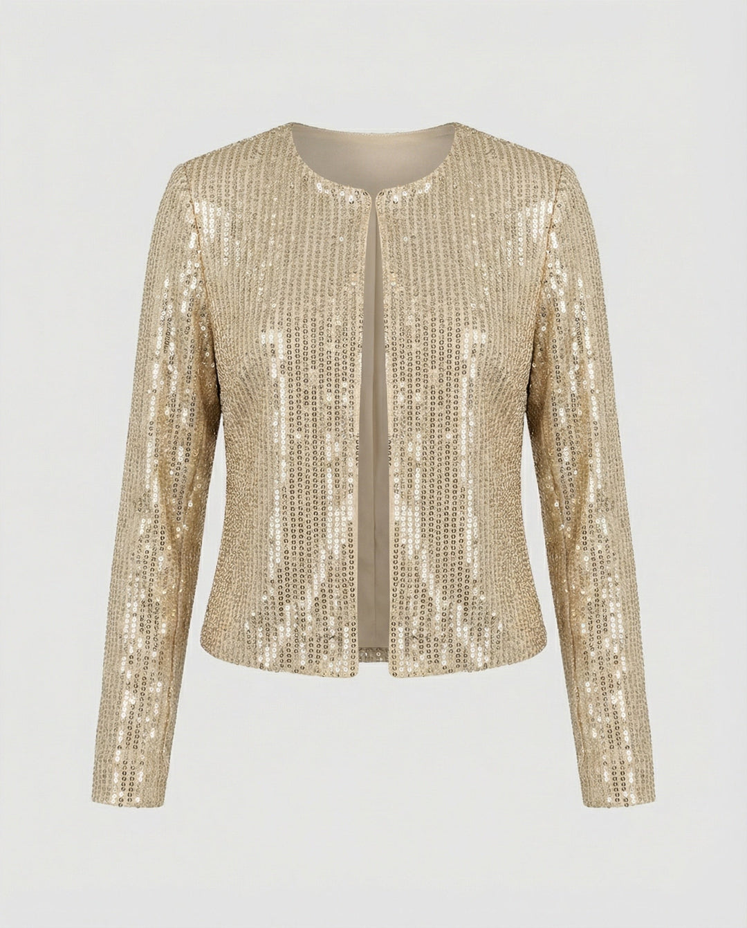 Damen Strickjacke mit Glitzereffekt