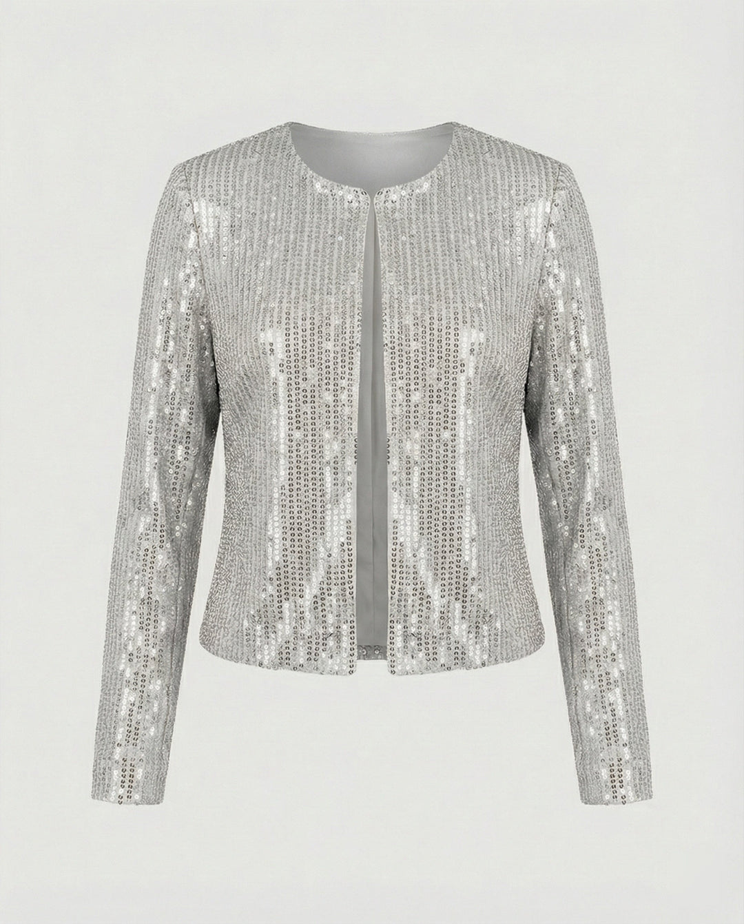 Damen Strickjacke mit Glitzereffekt