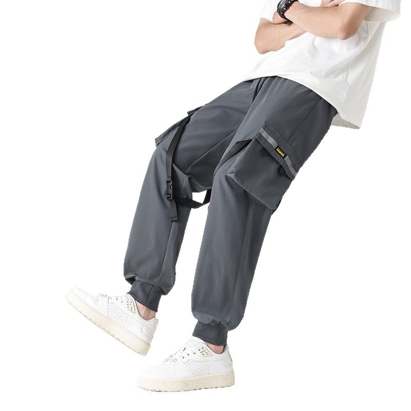 Herren Tech‑Utility Cargohose mit multifunktionalen Beintaschen, verstellbaren Gurtbändern & elastischen Bündchen Shop Nory