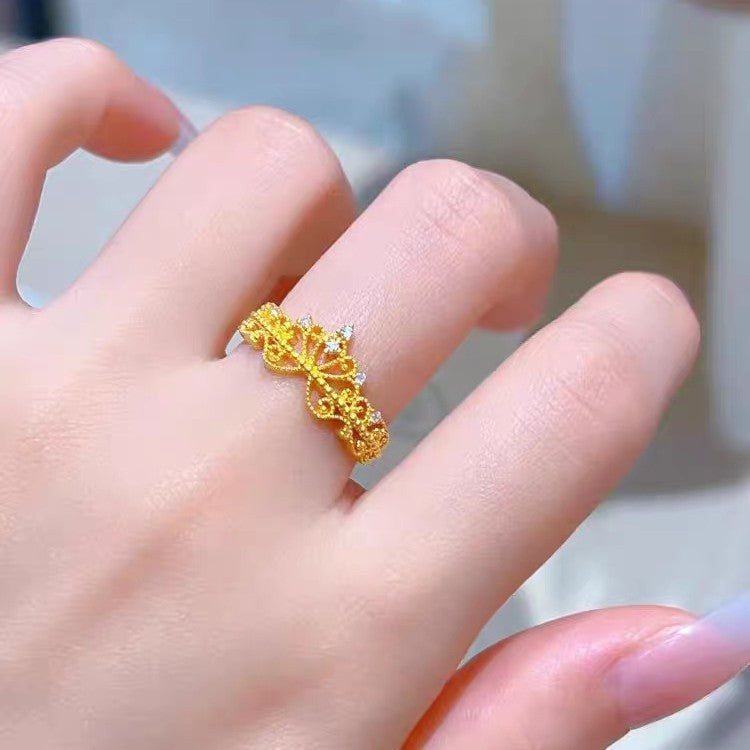 Damen Eleganter Krone-Stil Verstellbarer Ring Shop Nory
