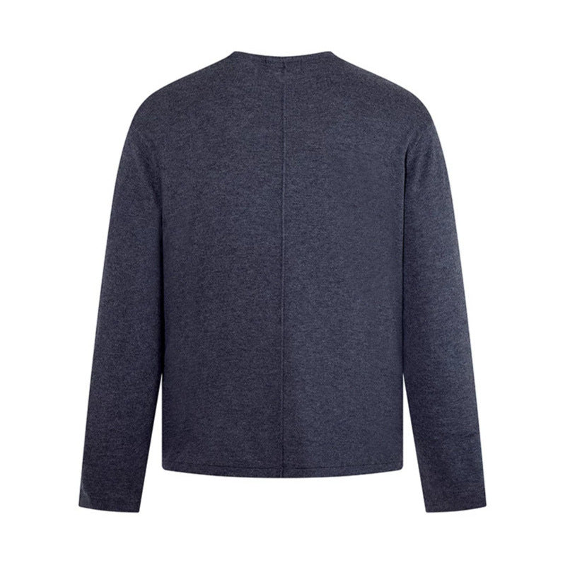 Herren Feinstrickpullover mit Rundhalsausschnitt und geradem Schnitt Shop Nory