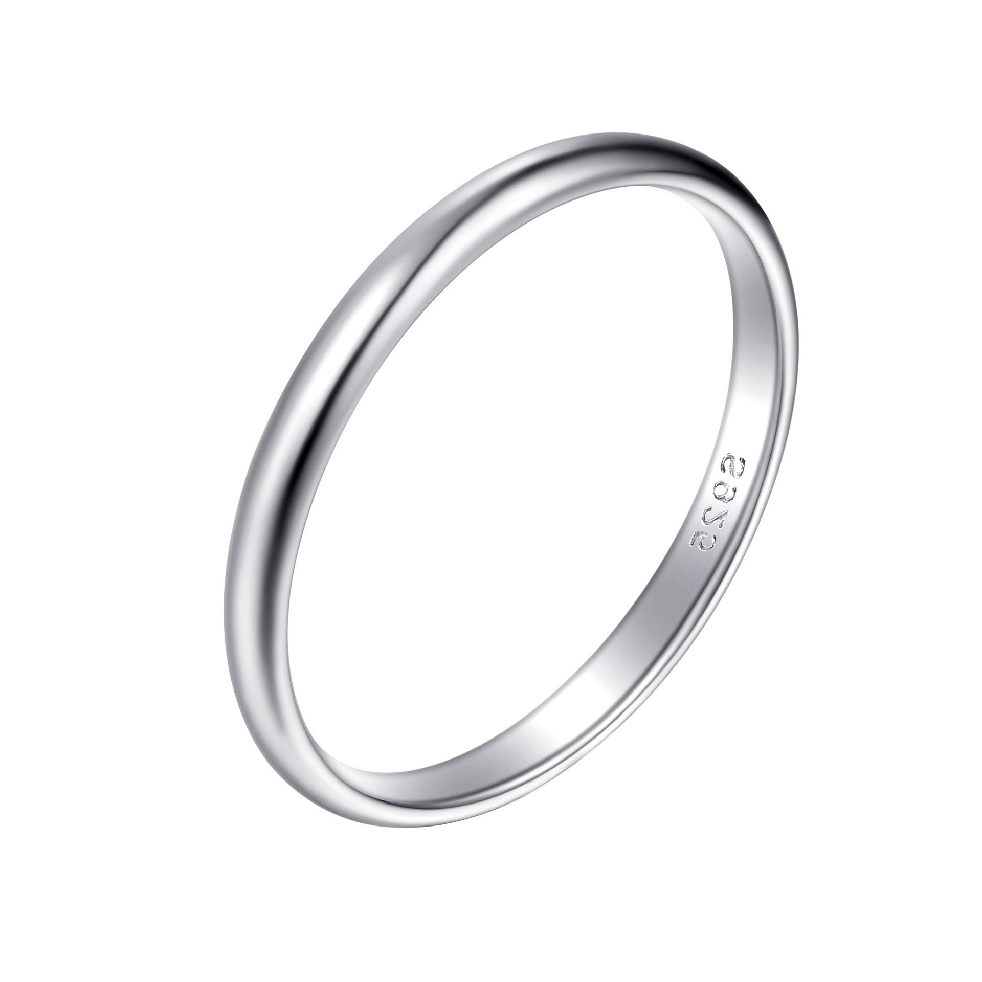 Damen minimalistischer Ring aus 925er Sterling Silber Shop Nory